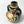 Vintage Deco Ceramic Vase with Double Handles Made in Japan