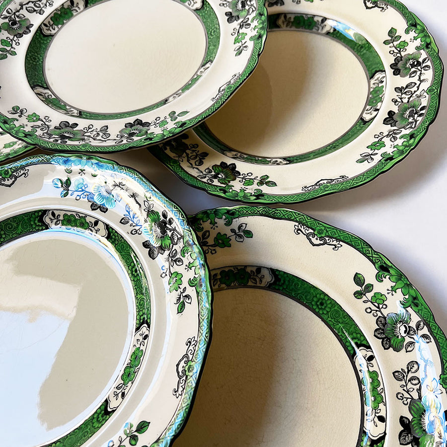 Vintage Mason's Ironstone Dinner Plates Made in England (Set of 6) A
