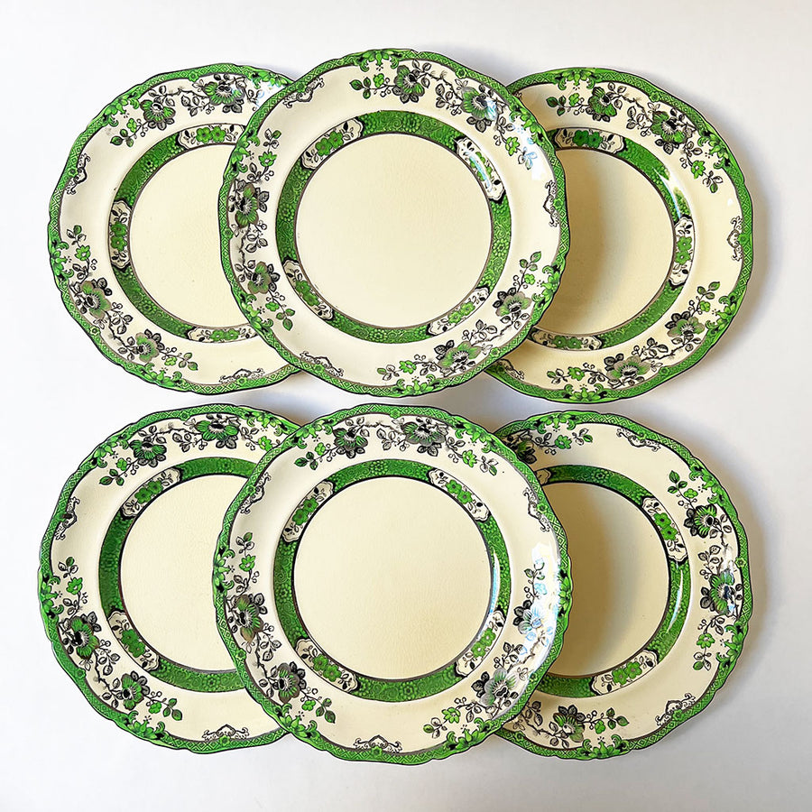Vintage Mason's Ironstone Dinner Plates Made in England (Set of 6) B
