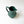 Medium Footed Ceramic Pitcher Hunter Green