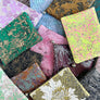 PATCH NYC Sparkle Brocade Bag: Silver, Aurora & Curry