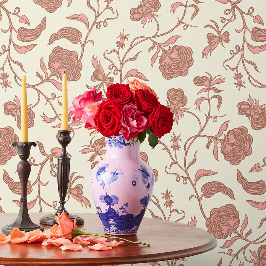 Trellis (Parchment) Wallpaper