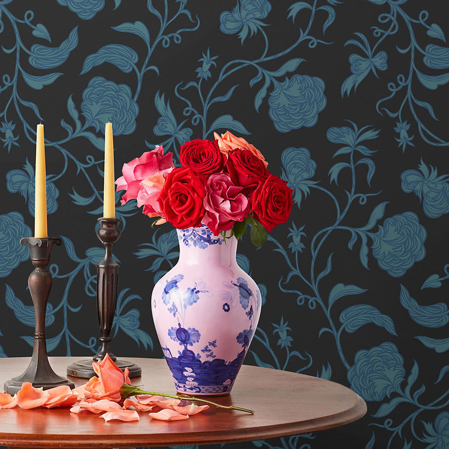 Trellis (Ebony) Wallpaper