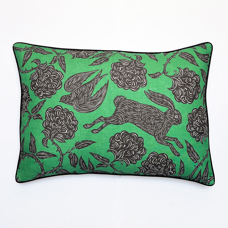 PATCH NYC Hawthorn Garden in Clover Green Decorative Pillow