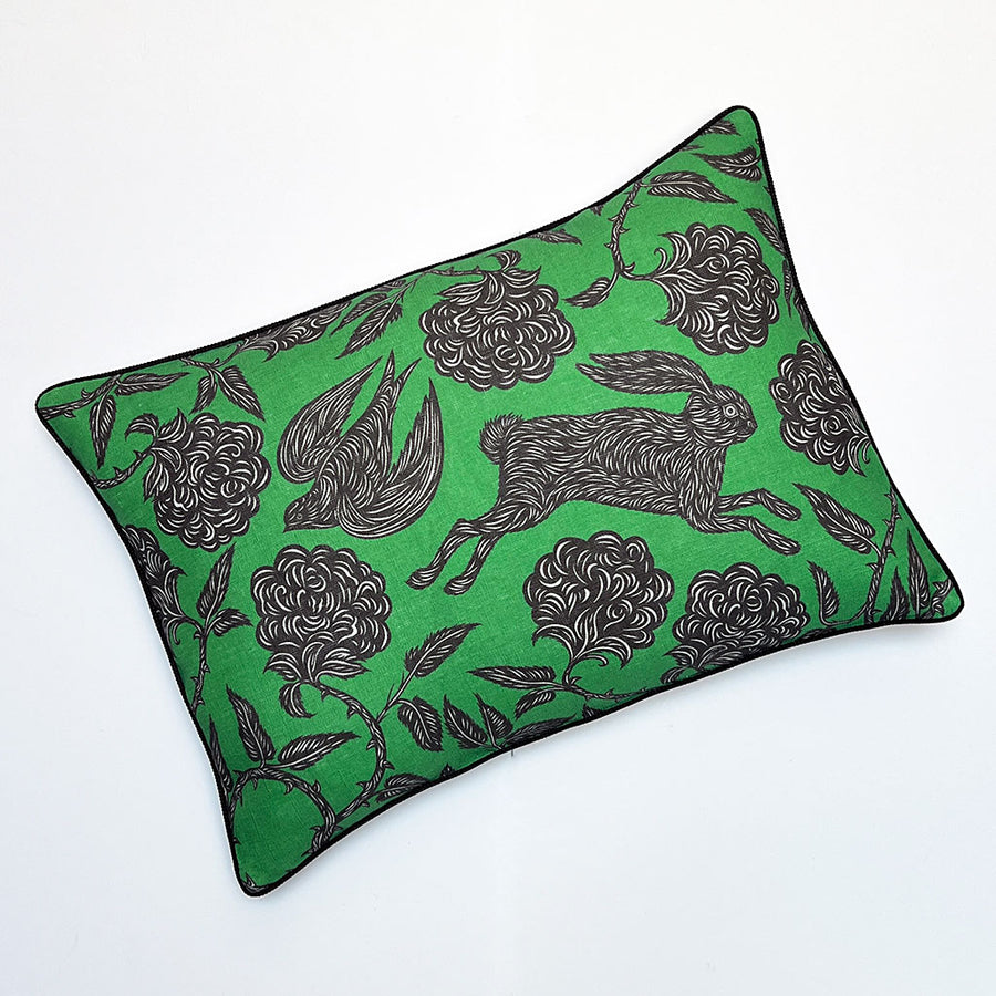 PATCH NYC Hawthorn Garden in Clover Green Decorative Pillow