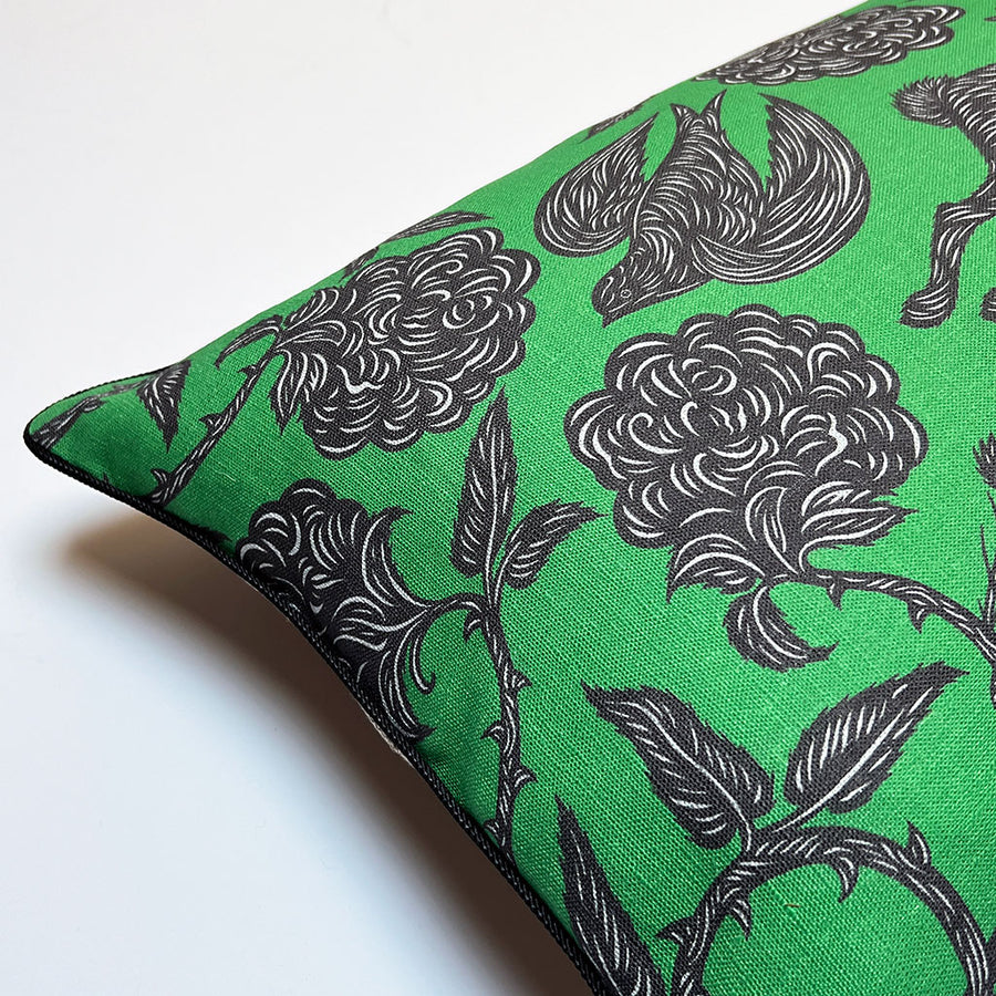 PATCH NYC Hawthorn Garden in Clover Green Decorative Pillow