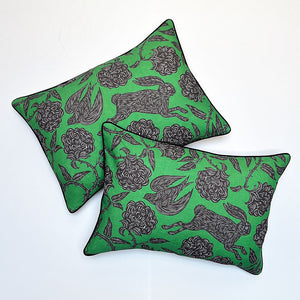 PATCH NYC Hawthorn Garden in Clover Green Decorative Pillow