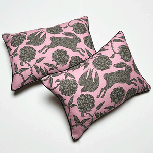 PATCH NYC Hawthorn Garden in Peony Decorative Pillow