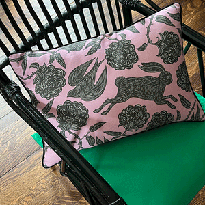 PATCH NYC Hawthorn Garden in Peony Decorative Pillow