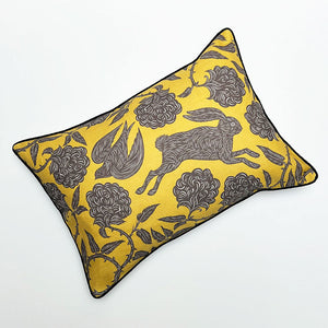 PATCH NYC Hawthorn Garden in Saffron Decorative Pillow