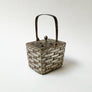 Vintage Metal Basket with Glass Insert Potpourri Holder or Censer
