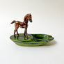 Vintage Ceramic Pony Ashtray