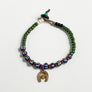 Brass Lucky Horseshoe Beaded Bracelet