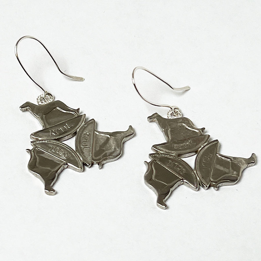 Irish Wolfhound Trio Earrings