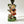 Vintage Table Lamp with Coordinating Custom Hand-Painted Shade
