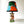 Vintage Table Lamp with Coordinating Custom Hand-Painted Shade