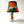 Vintage Table Lamp with Coordinating Custom Hand-Painted Shade