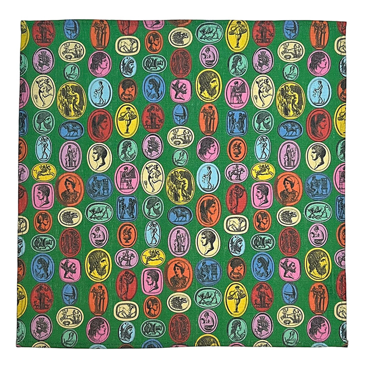 PATCH NYC Intaglio Primo Capri Linen Napkins (Set of 4)