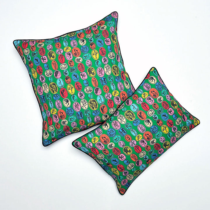 PATCH NYC Intaglio Primo in Capri Decorative Pillows