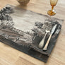 PATCH NYC Italian Landscape Sepia Linen Placemats (Set of 4)
