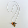 Collage Necklace: White with Dove (J2610)