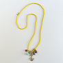Collage Necklace: Yellow with Tall Anchor (J2615)