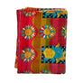 Vintage Kantha Reversible Cotton Throw Blanket (9B)