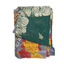 Vintage Kantha Reversible Cotton Throw Blanket (D1)