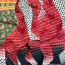 Vintage Kantha Reversible Cotton Throw Blanket (E1)