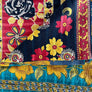Vintage Kantha Reversible Cotton Throw Blanket (C2)