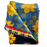 Vintage Kantha Reversible Cotton Throw Blanket (C2)