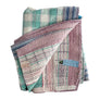 Vintage Kantha Reversible Cotton Throw Blanket (B5)