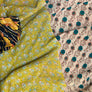 Vintage Kantha Reversible Cotton Throw Blanket (E5)