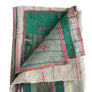 Vintage Kantha Reversible Cotton Throw Blanket (B6)