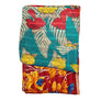 Vintage Kantha Reversible Cotton Throw Blanket (E6)