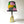Vintage Table Lamp with Coordinating Custom Hand-Painted Shade