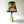 Vintage Table Lamp with Coordinating Custom Hand-Painted Shade