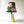 Vintage Table Lamp with Coordinating Custom Hand-Painted Shade