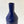 Tall Bottle Ceramic Vase Deep Blue