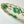 Vintage Hand-Painted Oblong Bowl with Leaves and Branches
