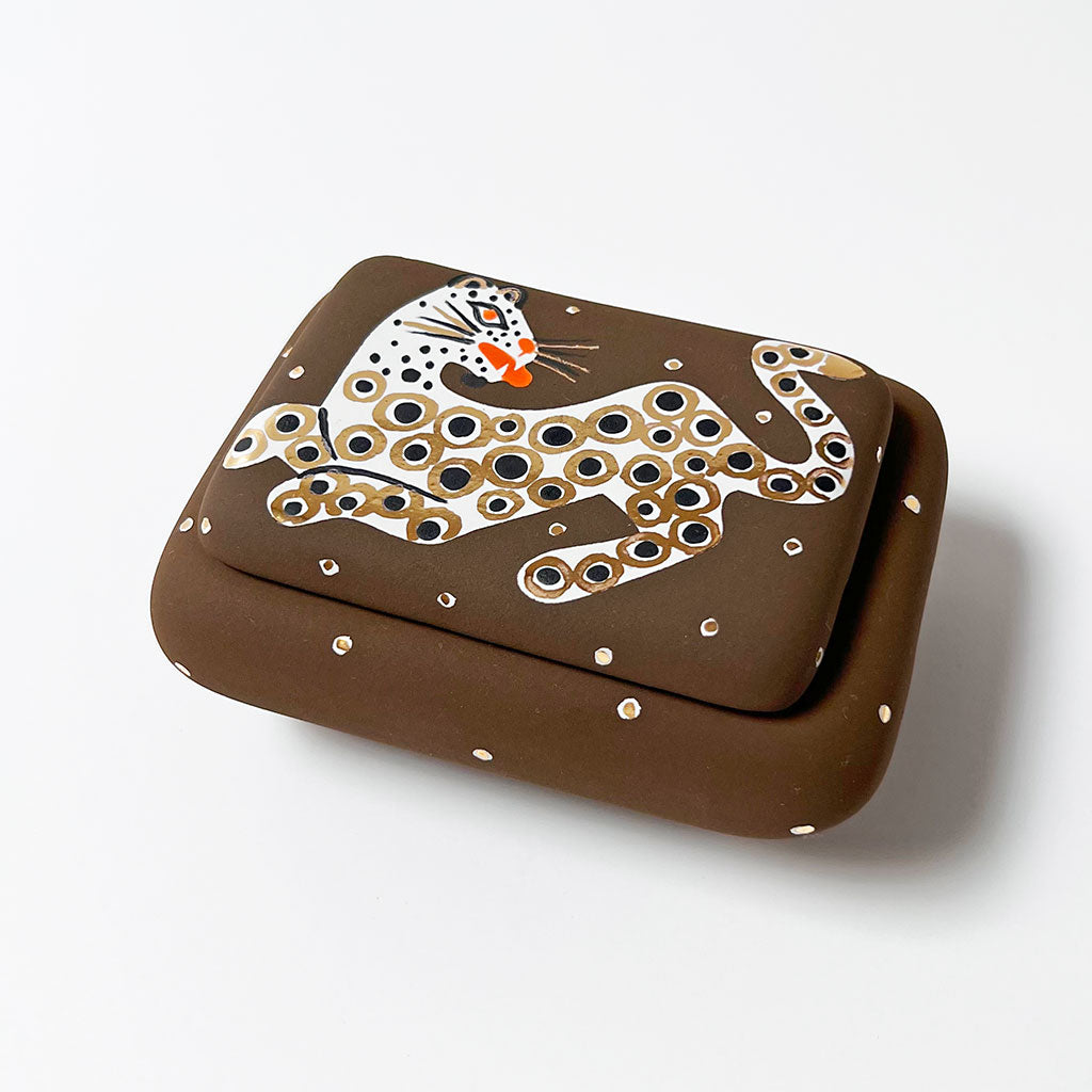 Waylande Gregory Leopard Box Matte Brown – PATCH NYC