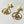 Golden Lion Earrings