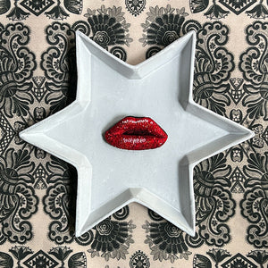 Starlet Lips Embroidered Pin by PATCH NYC x Trovelore