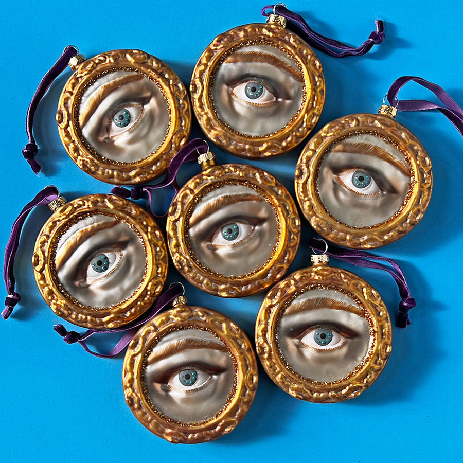 Framed Lover's Eye Glass Ornament