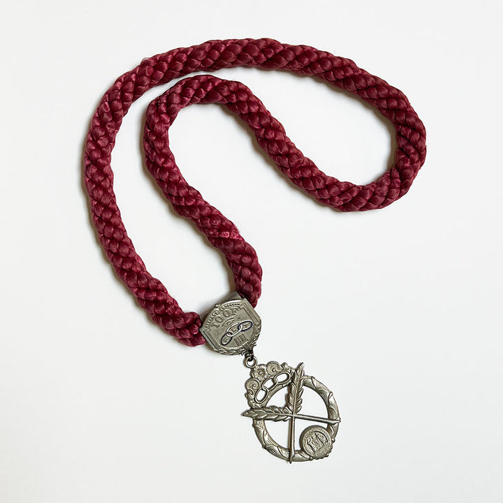 Vintage Odd Fellows Ceremonial Necklace with Pendant