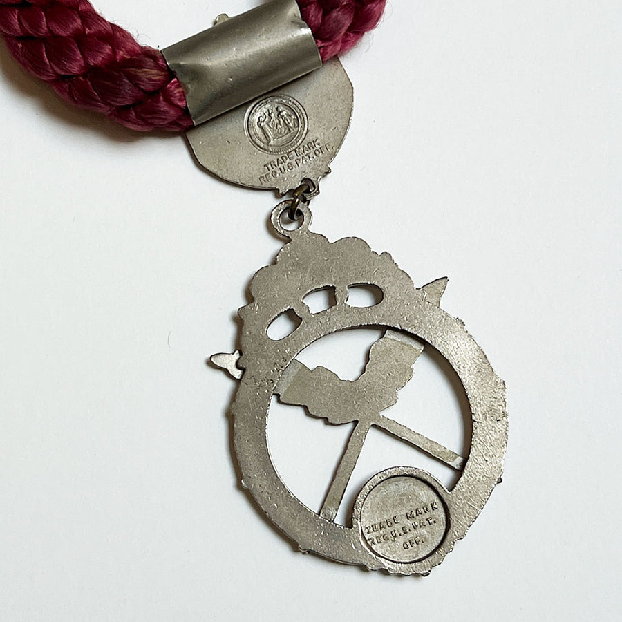 Vintage Odd Fellows Ceremonial Necklace with Pendant