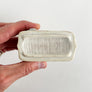 Vintage Sculptural Ceramic Match-Strike with Couple and Dog