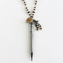 PATCH NYC Treasure Necklace: Vintage Silver Plated Mechanical Pencil