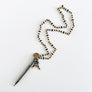 PATCH NYC Treasure Necklace: Vintage Silver Plated Mechanical Pencil