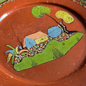 Vintage Ceramic Decorative Plate Made in Mexico